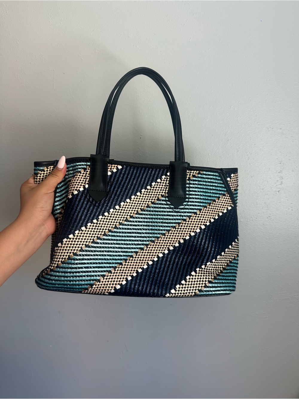 Calvin Klein Jacky Raffia Bag